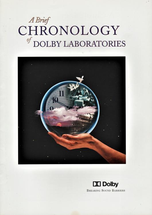 A preview of the A Brief Chronology of Dolby Laboratories document.