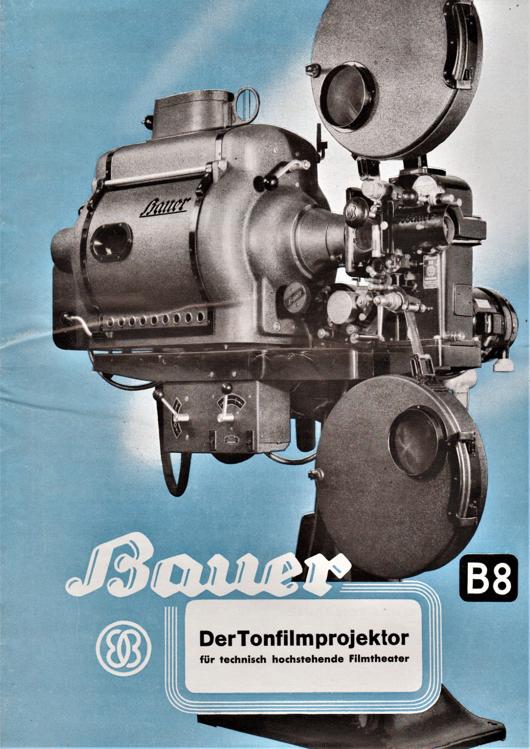 A preview of the Bauer B8 - Der Tonfilmprojektor für technisch hochstehende Filmtheater document.