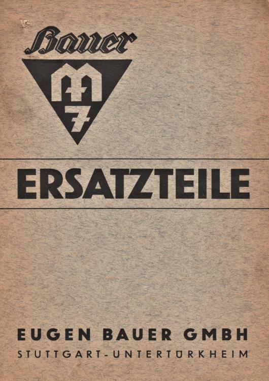 A preview of the Bauer M7 Ersatzteile document.