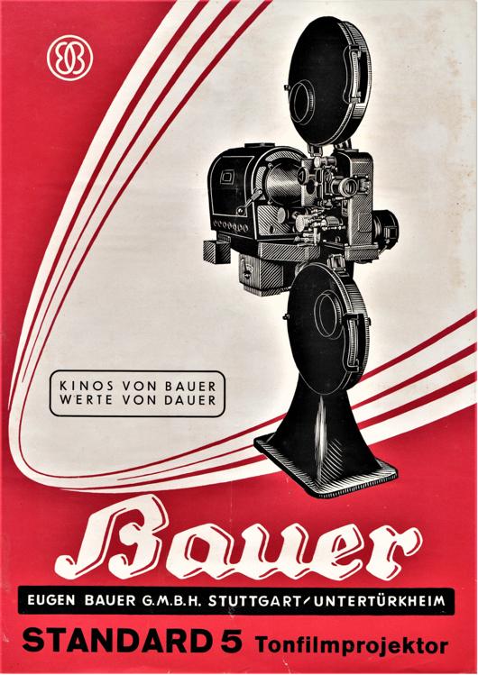 A preview of the Bauer Standard 5 Tonfilmprojektor document.