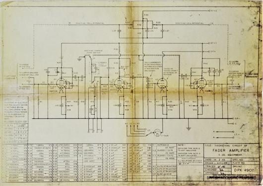 A preview of the BT-H / Rank - Theoretical Circuit Of Fader Amplifier and S.20. Power Amplifier document.