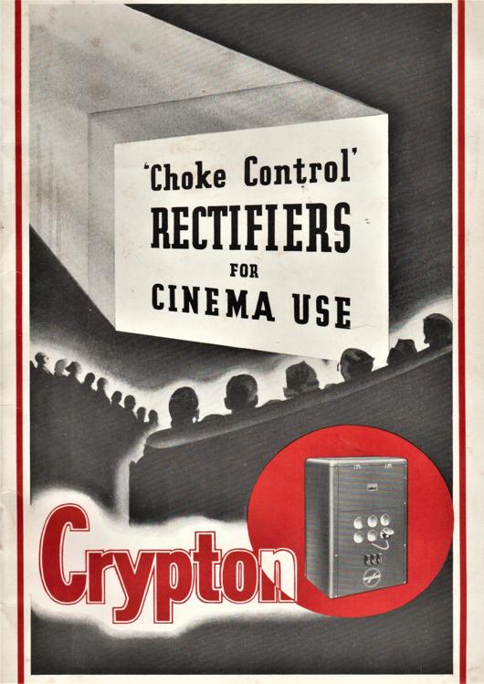 A preview of the 'Choke Control' Rectifiers For Cinema Use document.