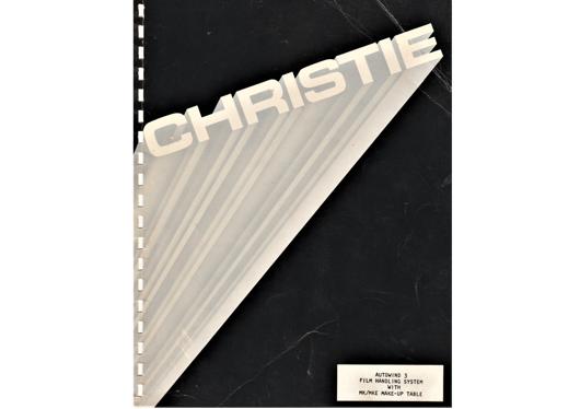A preview of the Christie - Autowind 3 Film Handling System document.