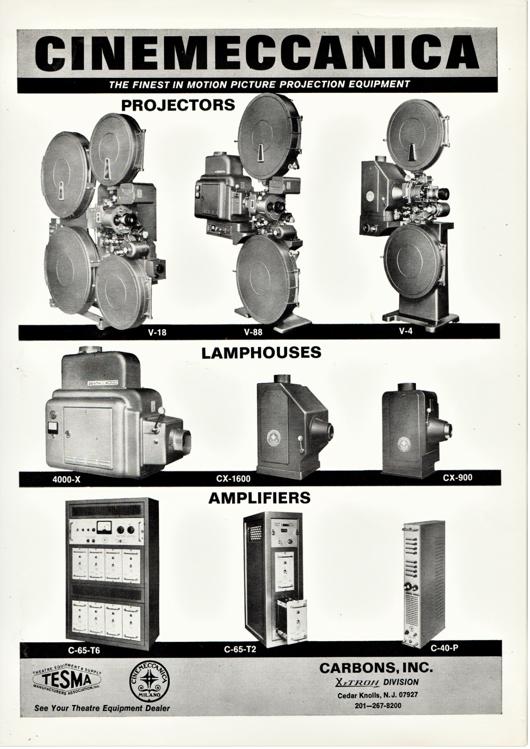 A preview of the Cinemeccanica - The Finest In Motion Picture Projection Equipment document.