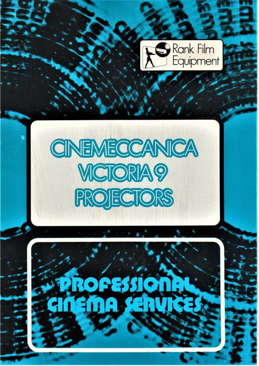 A preview of the Cinemeccanica Victoria 9 Projectors document.