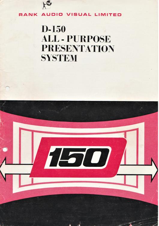 A preview of the D-150 All-Purpose Presentation System document.