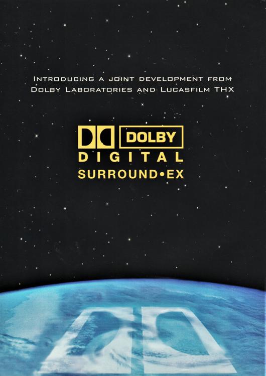 A preview of the Dolby Digital Surround EX document.