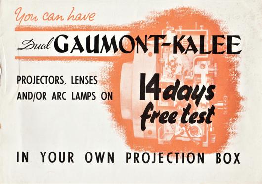 A preview of the Gaumont-Kalee 14 days free test document.