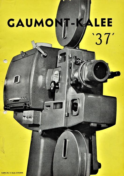 A preview of the Gaumont-Kalee '37' document.