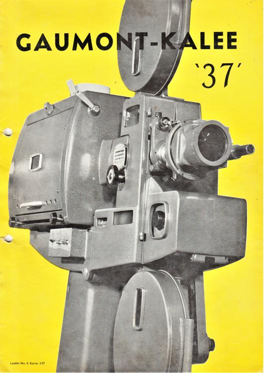 A preview of the Gaumont-Kalee '37' document.