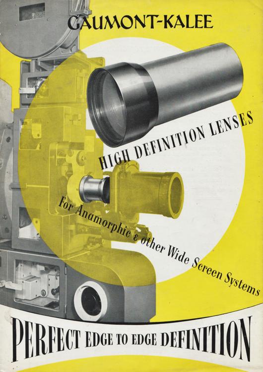 A preview of the Gaumont-Kalee High Definition Lenses document.