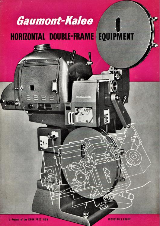 A preview of the Gaumont-Kalee Horizontal Double-Frame Equipment document.