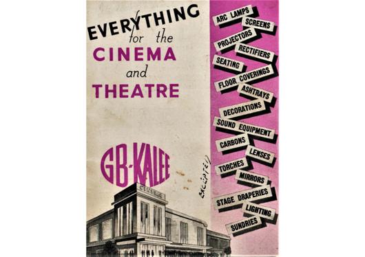 A preview of the GB-Kalee - Everything for the Cinema and Theatre document.