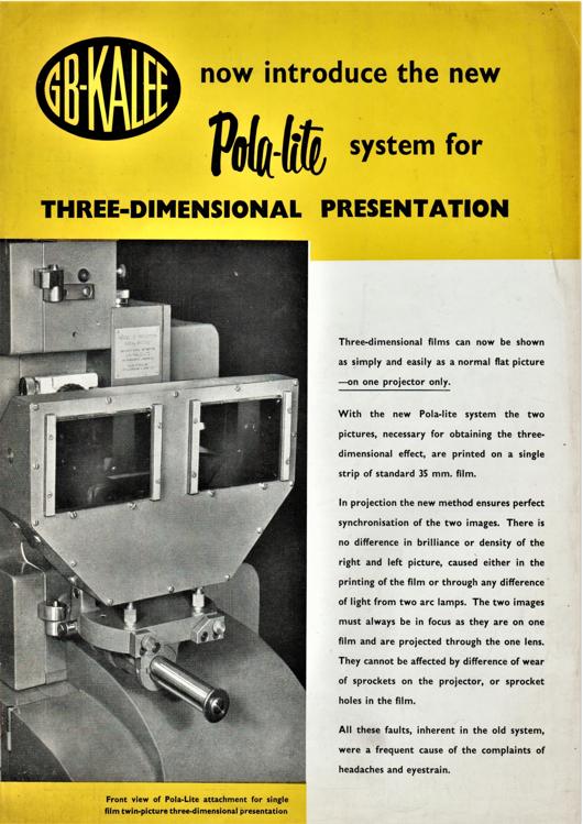 A preview of the GB-Kalee now introduce the new Pola-lite system for Three-Dimensional Presentation document.