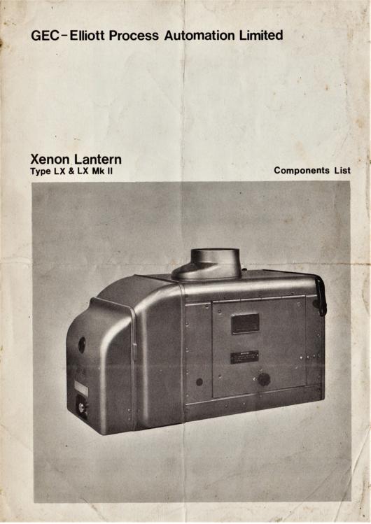 A preview of the GEC Xenon Lantern Type LX & LX Mk II - Components List document.