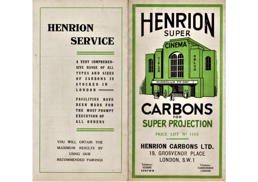 A preview of the Henrion Super Carbons document.