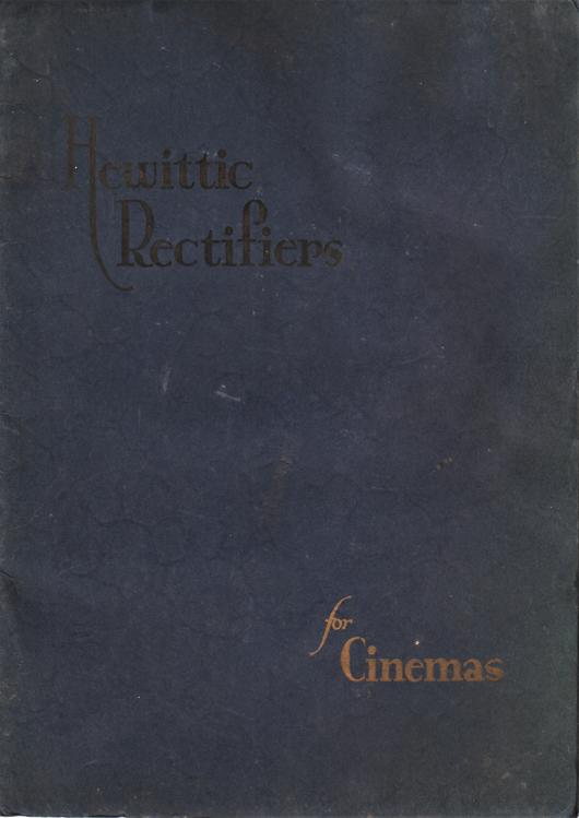 A preview of the Hewittic Rectifiers for Cinemas document.