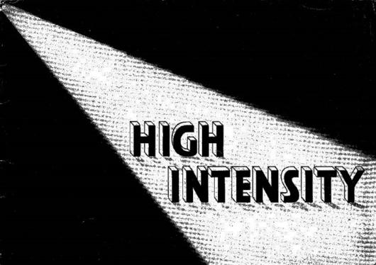 A preview of the High Intensity document.