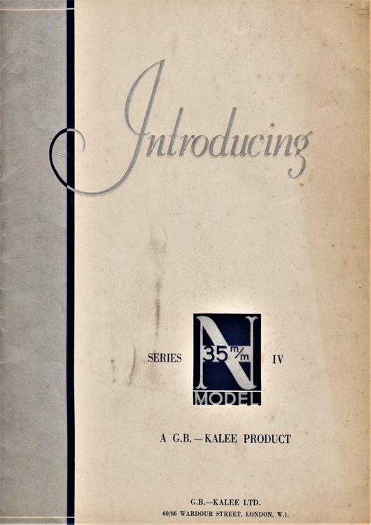 A preview of the Introducing Series "N" Model Series IV document.