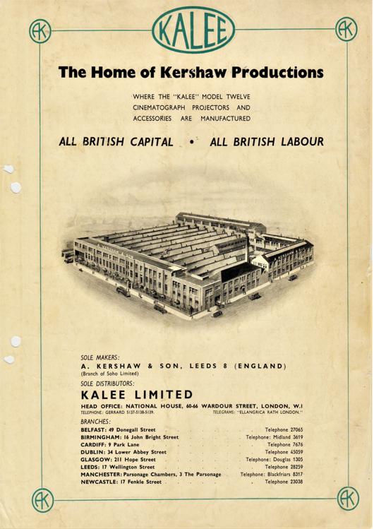 A preview of the Kalee - The Home of Kershaw Productions document.