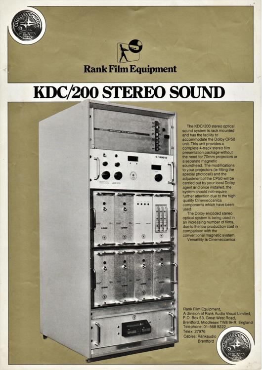 A preview of the KDC/200 Stereo Sound document.