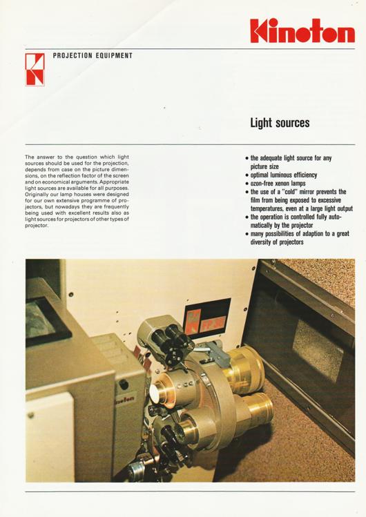 A preview of the Kinoton Light sources document.