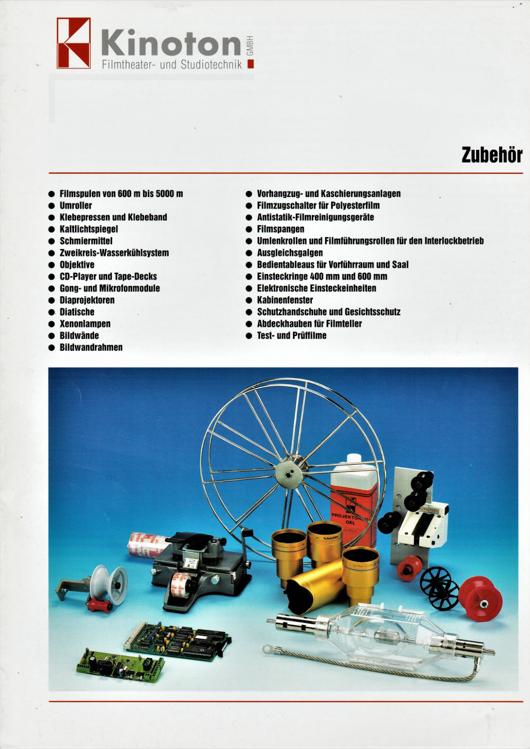 A preview of the Kinoton Zubehör document.