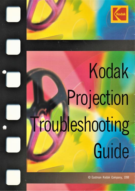 A preview of the Kodak Projection Troubleshooting Guide document.