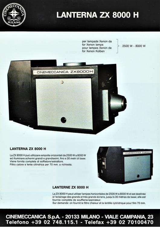 A preview of the Lanterna ZX 8000 H document.