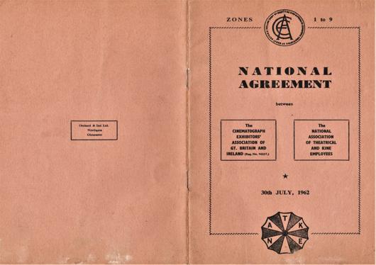 A preview of the National Agreement between The C.E.A and The N.A.T.K.E document.