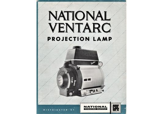 A preview of the National Ventarc Projection Lamp document.