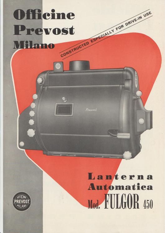 A preview of the Officine Prevost Milano - Lanterna Automatica Mod. Fulgor 450 document.