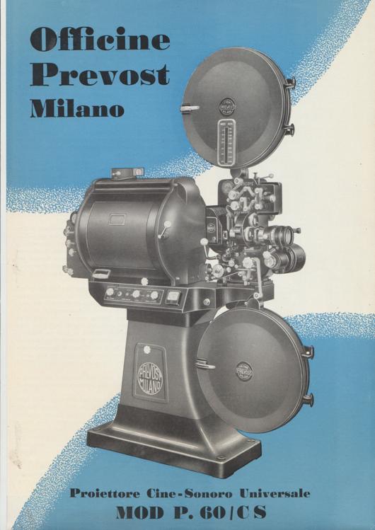 A preview of the Officine Prevost Milano - Mod P. 60/CS document.