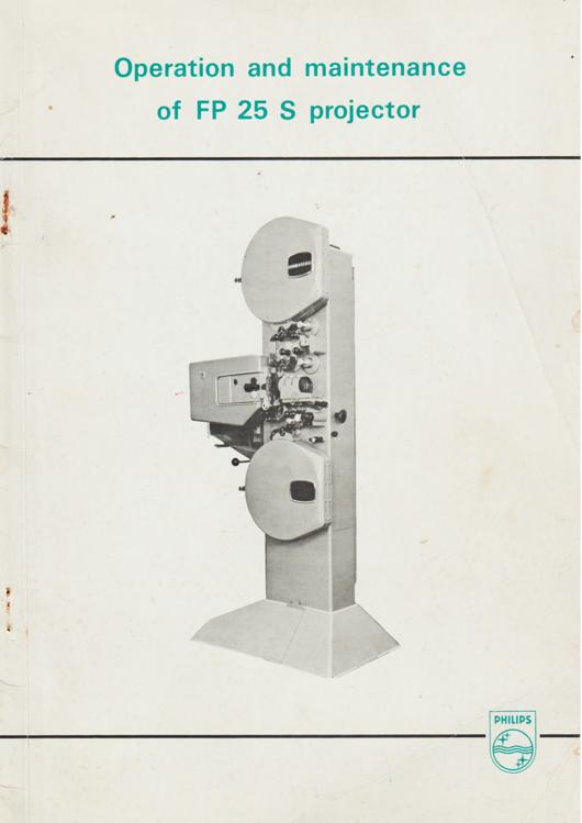A preview of the Operation and maintenance of FP 25 S projector document.