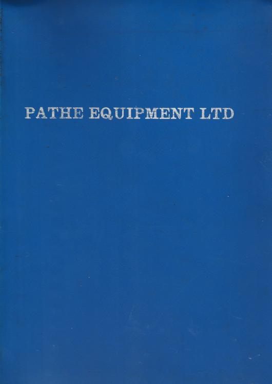 A preview of the Pathe Equipment Ltd document.