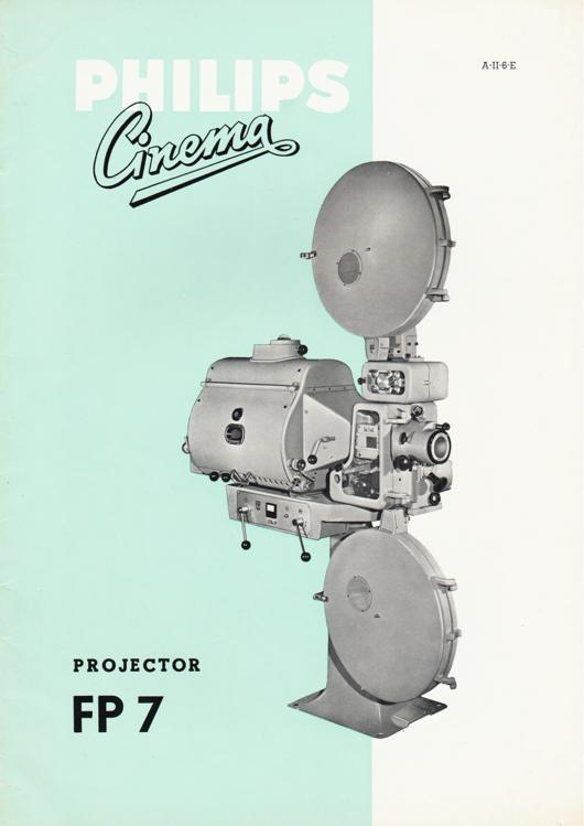 A preview of the Philips Cinema - Projector FP 7 document.