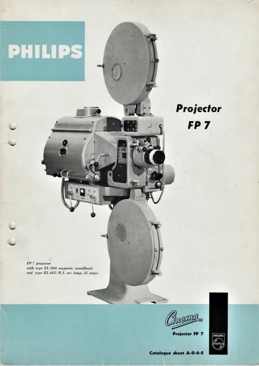 A preview of the Philips Projector FP 7 document.