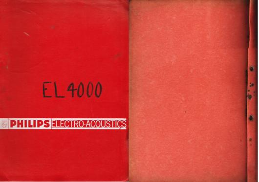 A preview of the Philips Service Notes EL4000 document.