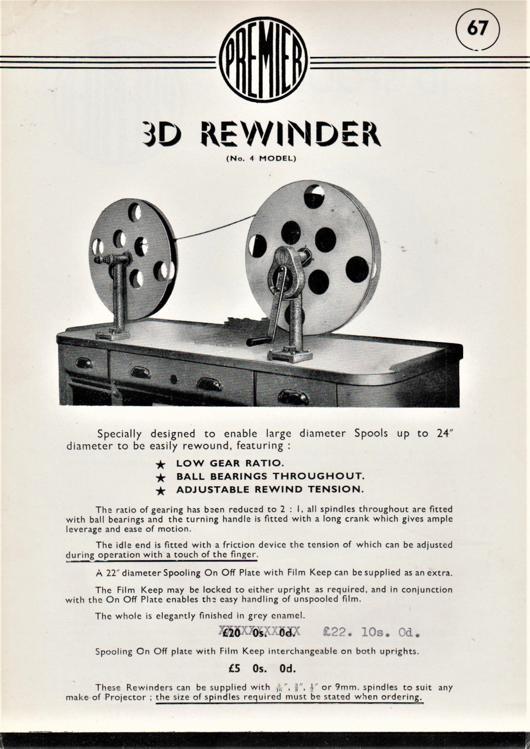 A preview of the Premier 3D Rewinder No. 4 Model document.