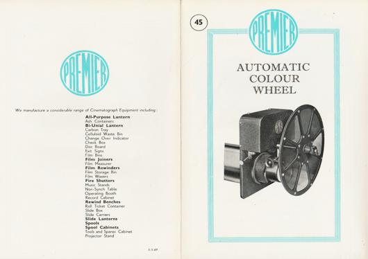 A preview of the Premier Automatic Colour Wheel document.