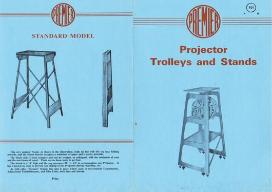 A preview of the Premier Projector Trolleys and Stands document.