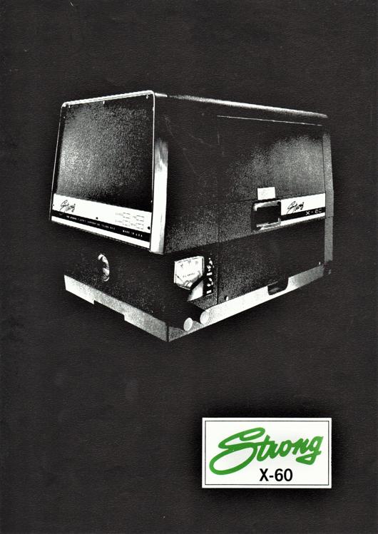 A preview of the Strong X-60 document.