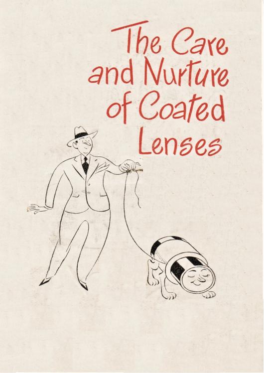 A preview of the The Care and Nurture of Coated Lenses document.
