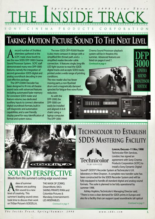 A preview of the The Inside Track - Spring/Summer 1998 - Issue 3 document.