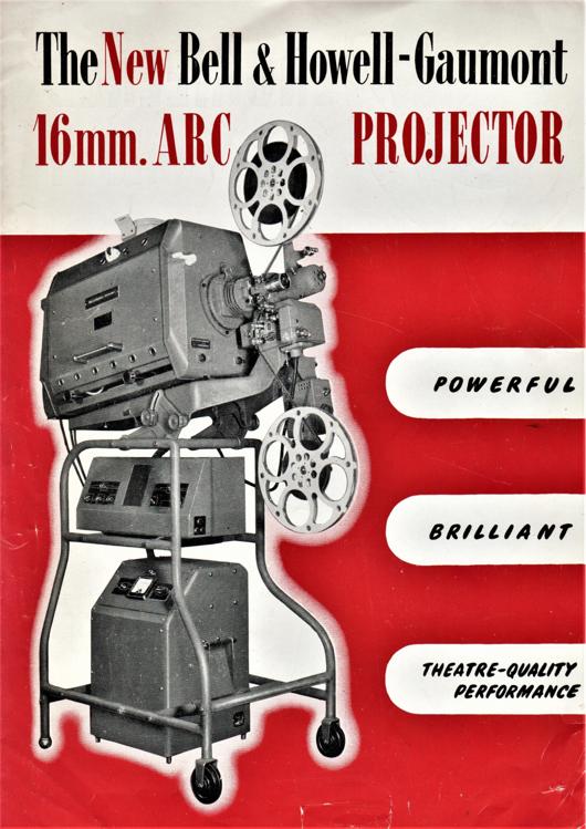 A preview of the The New Bell & Howell-Gaumont 16mm. Arc Projector document.