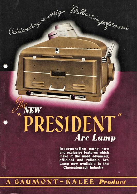 A preview of the The New "President" Arc Lamp document.