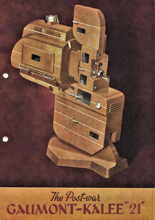 A preview of the The Post-war Gaumont-Kalee "21" document.
