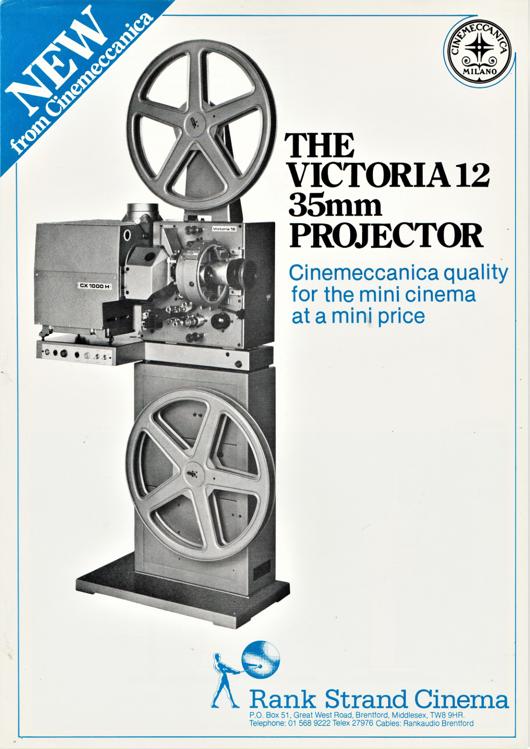 A preview of the The Victoria 12 35mm Projector document.