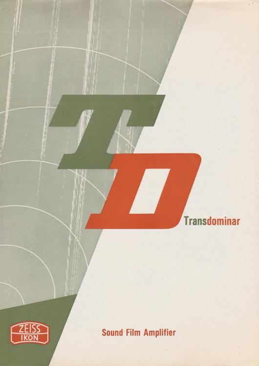 A preview of the Transdominar - Sound Film Amplifier document.