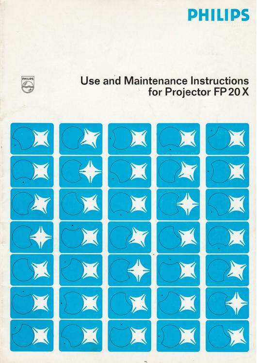 A preview of the Use and Maintenance Instructions for Projector FP 20 X document.